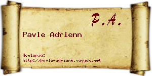 Pavle Adrienn névjegykártya